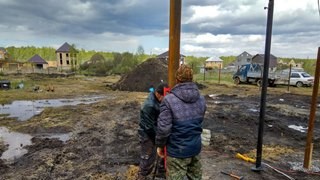 Заказать монтаж винтовых свай в Муром - цена под ключ с доставкой от 1847 шт